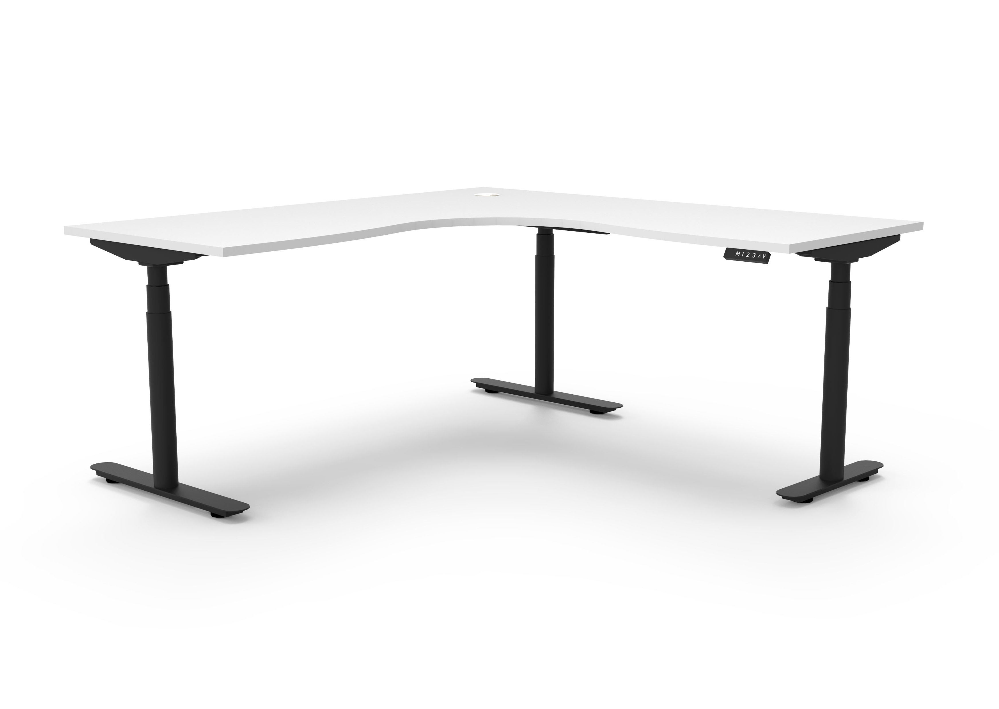Halo+ Height Adjustable Corner Desk